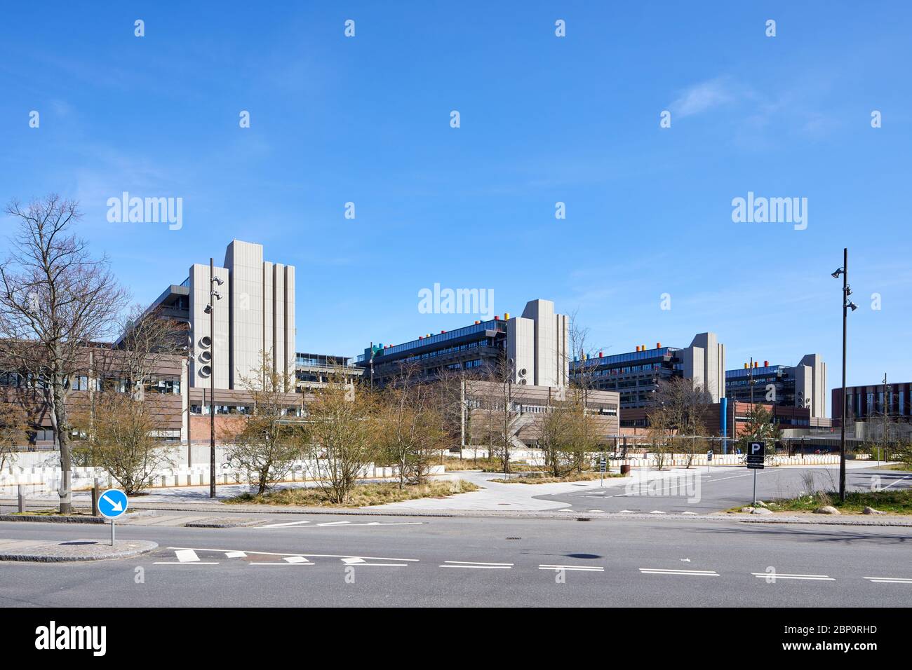 Panum Building, das die Fakultät für Gesundheit und medizinische Wissenschaften der Universität Kopenhagen beherbergt; Kopenhagen, Dänemark Stockfoto