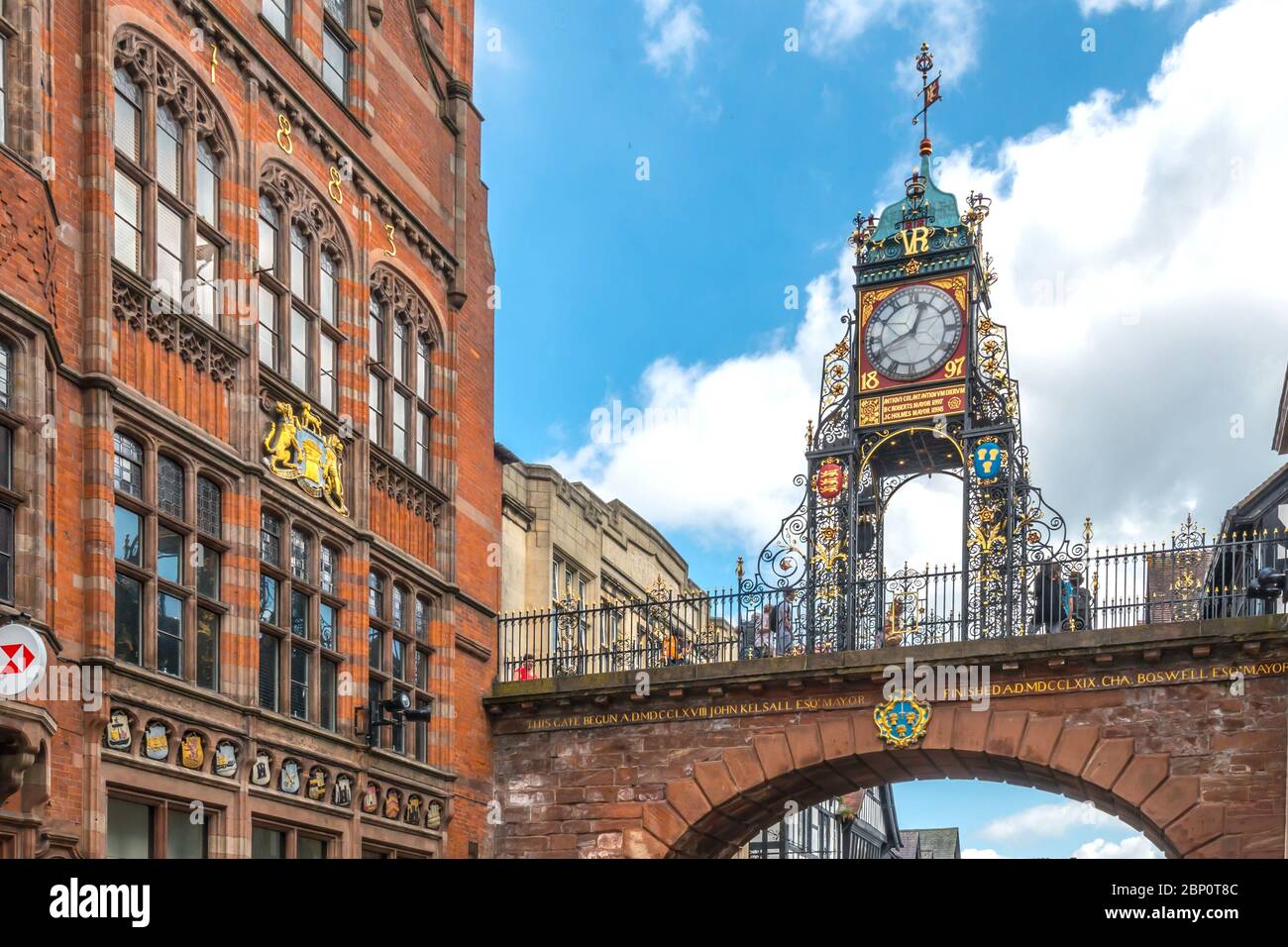 Chester in Cheshire in Nordwestengland Stockfoto