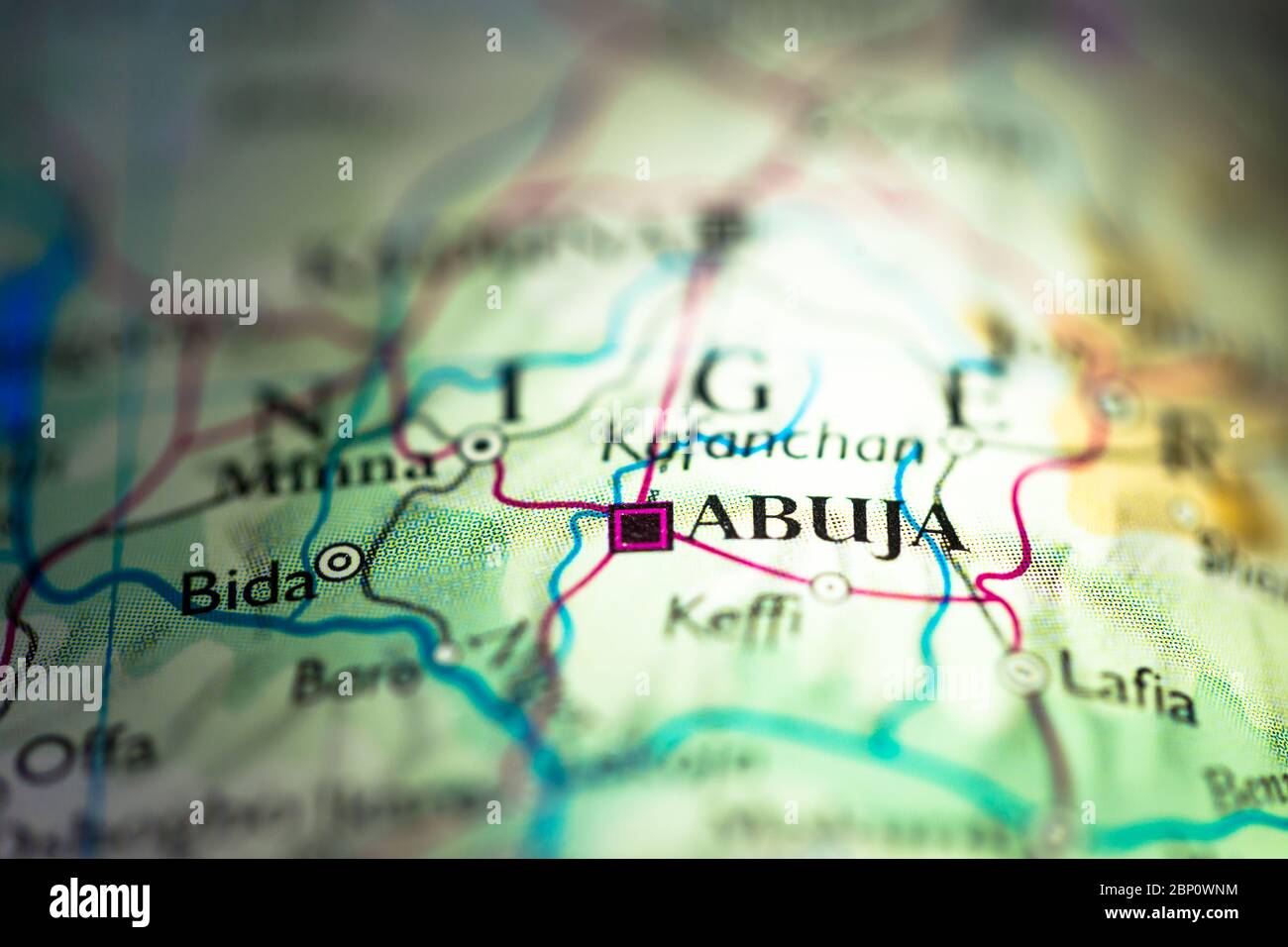 Map Nigeria Stockfotos Und Bilder Kaufen Alamy