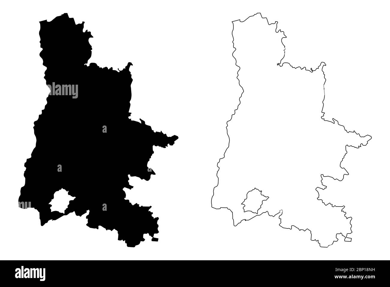 Drome Department (Frankreich, Französische Republik, Auvergne-Rhone-Alpes Region, ARA) Karte Vektorgrafik, Skizze Droma Karte Stock Vektor