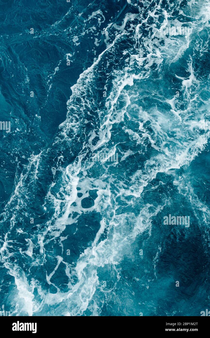 Wasser Meer Blauer Atlantischer Ozean Stockfoto