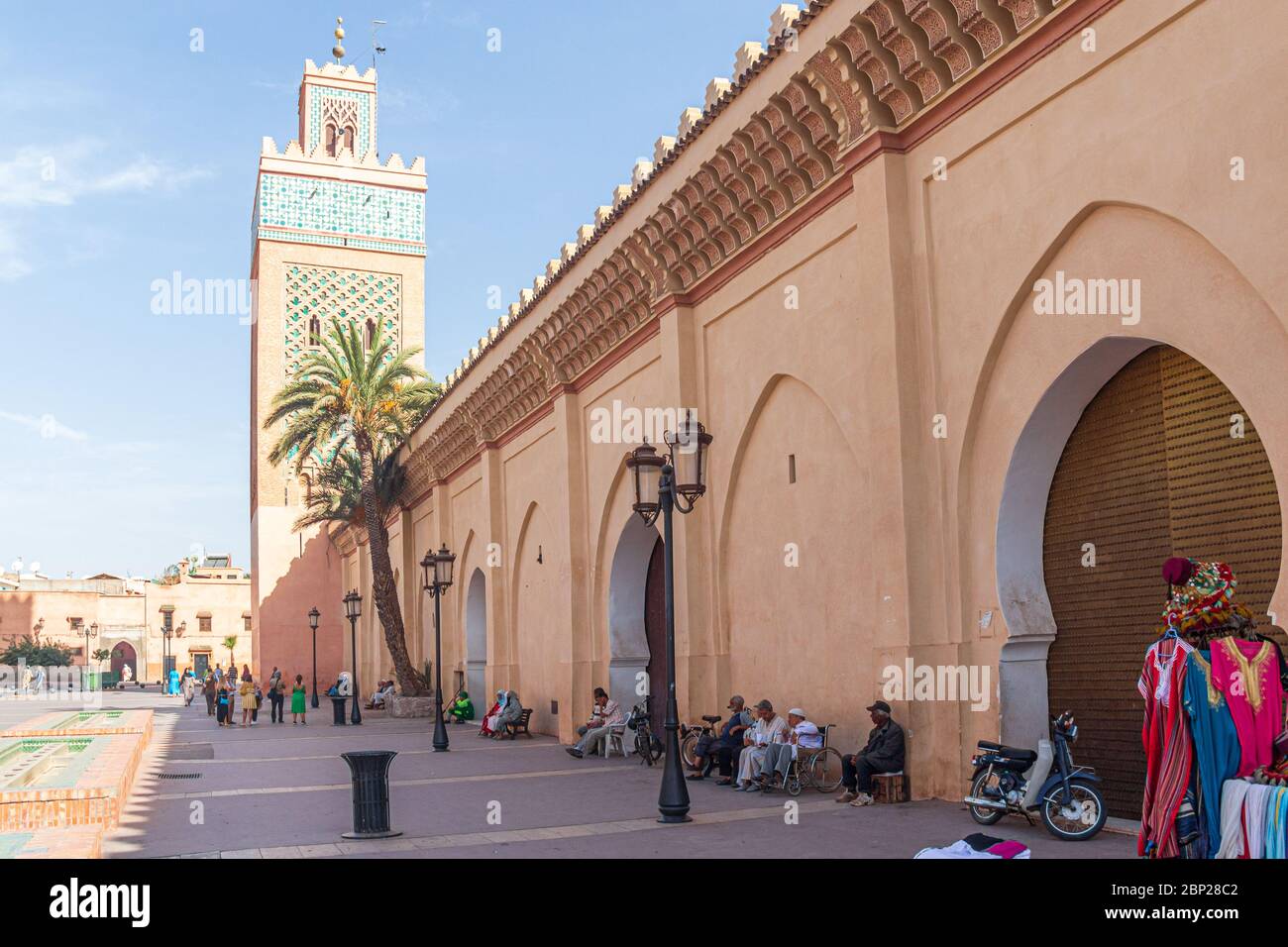 Die Kasbah Moschee (auch: Mansouria Moschee oder Moschee von Moulay al-Yazid marrakesch Stockfoto