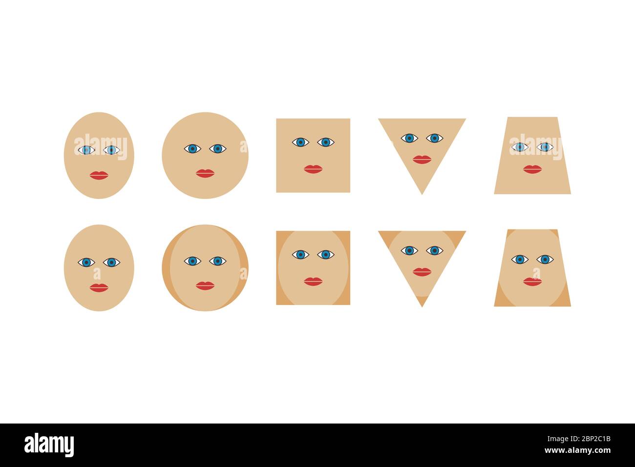 JZK Aufkleber Set - 1080 Stück Formaufkleber In 5 Formen | Für Scrapbooking & DIY