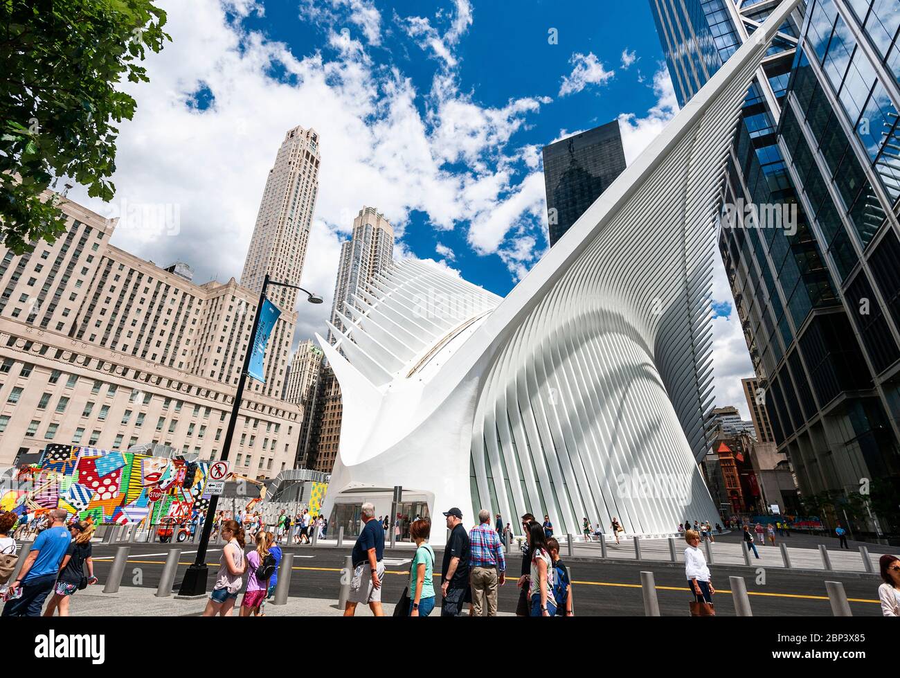 Die Oculus Santiago Calatrava Architektur Oculus New York City Stockfoto