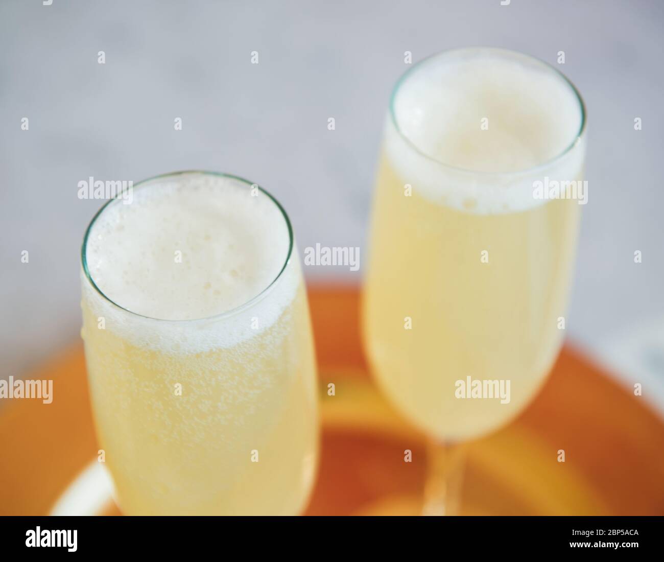 Champagner-Cocktails Stockfoto