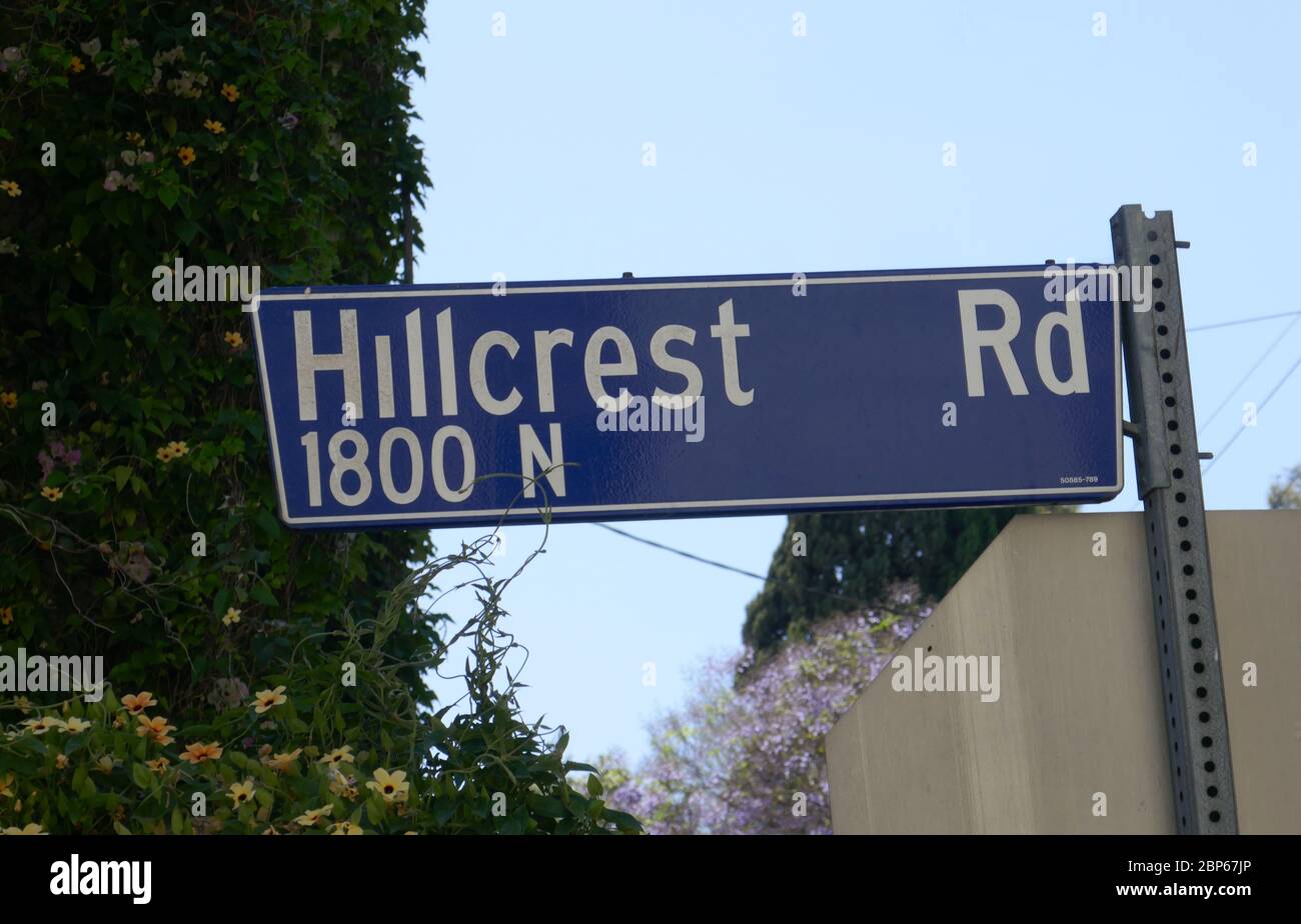 Los Angeles, Kalifornien, USA 17. Mai 2020 EIN allgemeiner Blick auf die Atmosphäre der Villa Bonita, die Cecil B. DeMille für Besetzung und Crew in seinen Filmen gebaut hat, und ehemalige Residenz von Errol Flynn und Francis Ford Copolla in der Hillcrest Road 1817 am 17. Mai 2020 in Los Angeles, Kalifornien, USA. Foto von Barry King/Alamy Stock Photo Stockfoto