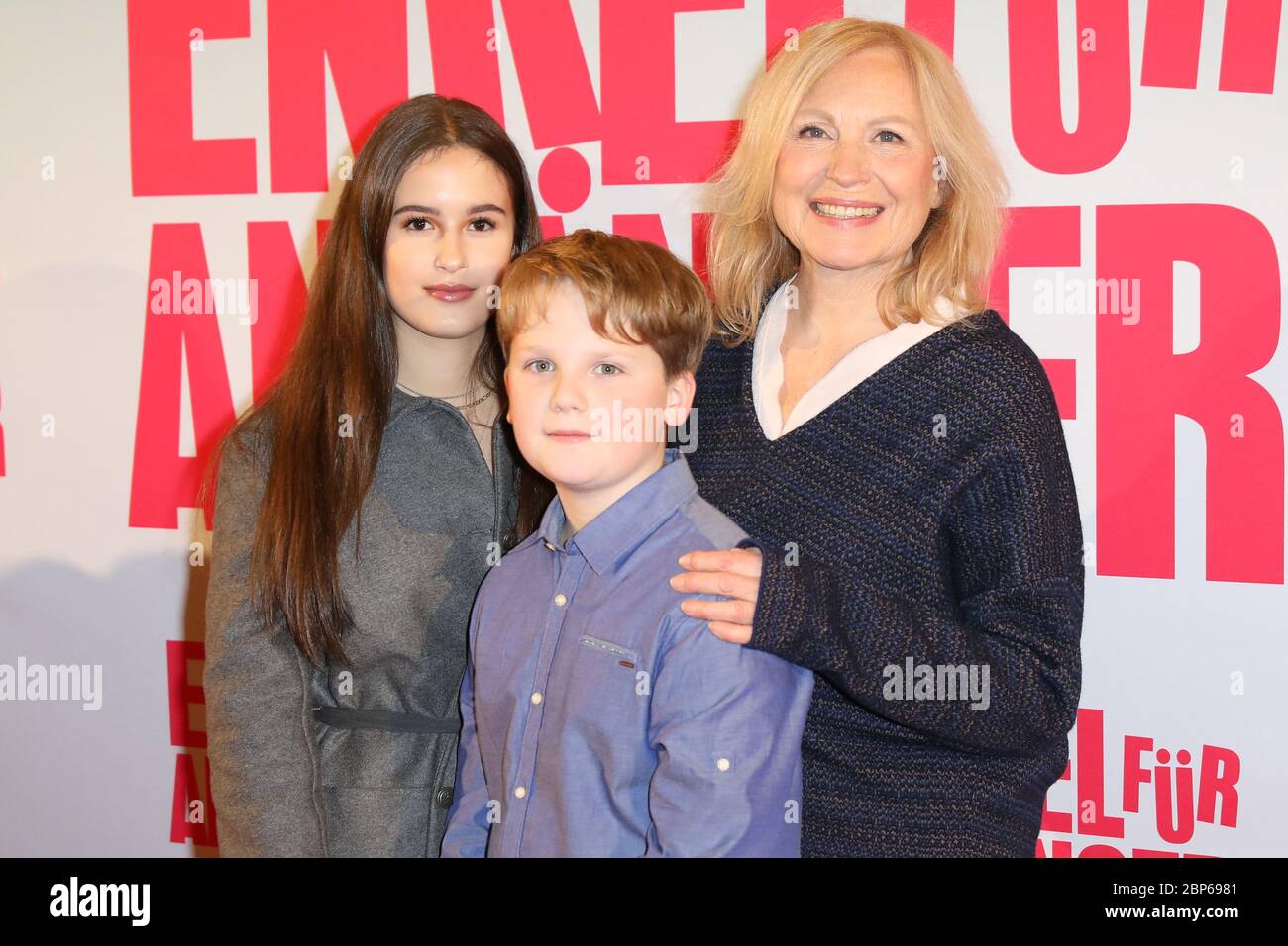 Maya Lauterbach,Julius Weckauf,Maren Kroymann,Uraufuhrenkel für Anfaenger,Kino Lichtburg,Essen,26.01.2020 Stockfoto