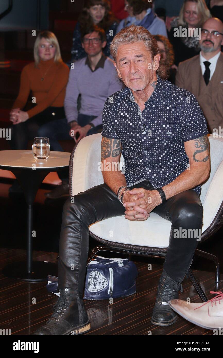 Peter Maffay, Markus Lanz Talkshow aus dem Studio Stahltwiete, Hamburg, 29.01.2020 Stockfoto