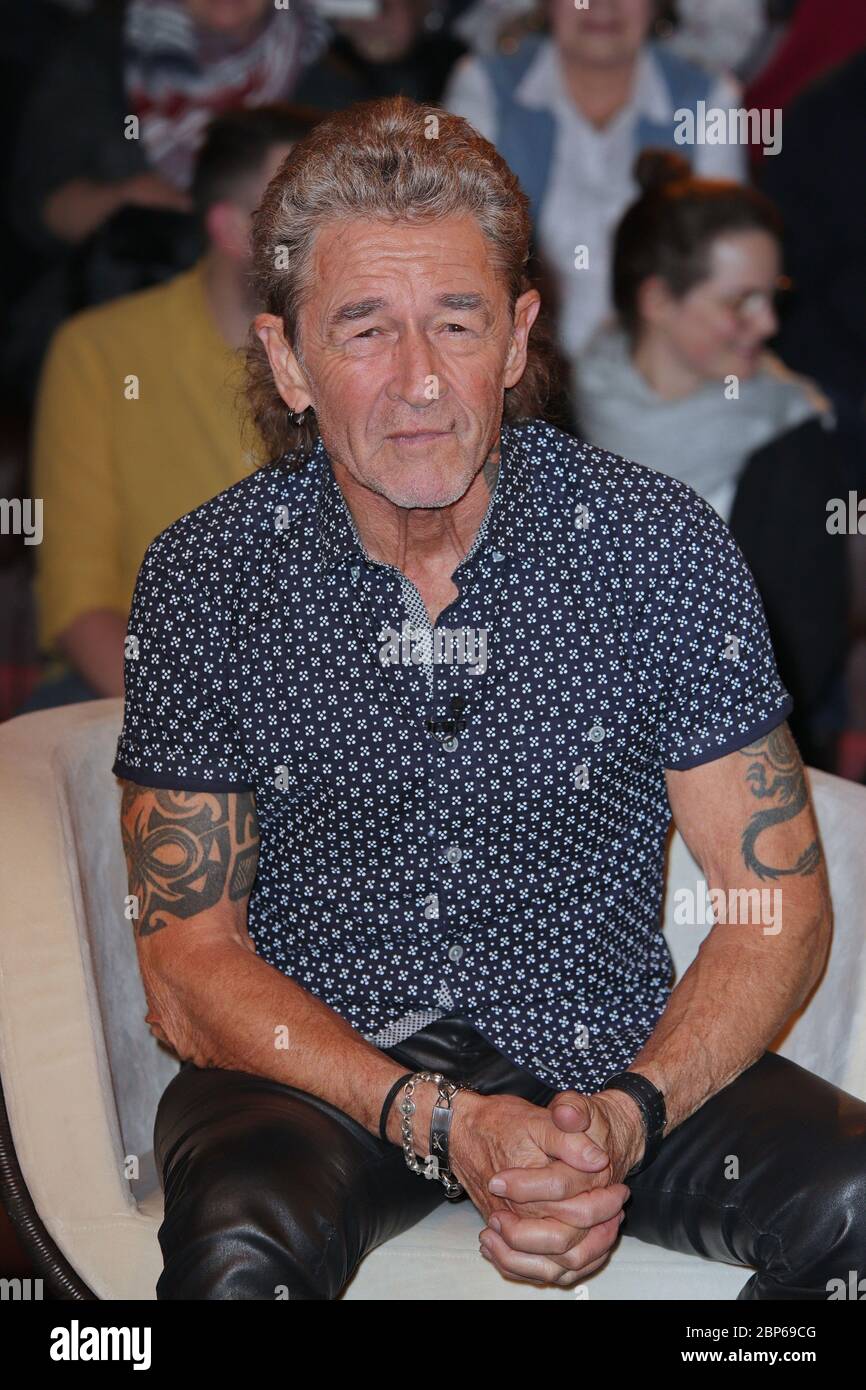 Peter Maffay, Markus Lanz Talkshow aus dem Studio Stahltwiete, Hamburg, 29.01.2020 Stockfoto