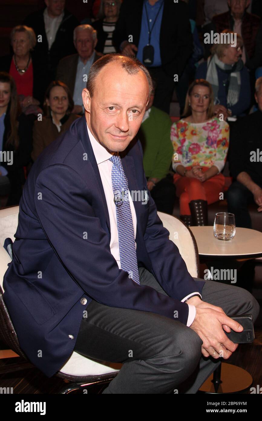 Friedrich Merz, Lanz, Sendung 1 vom 05.02.2020, Hamburg Stockfoto