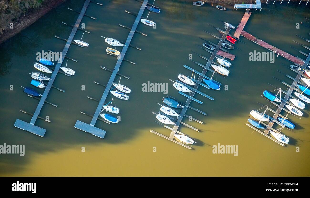 Luftaufnahme, Haltern am See, Ruhrgebiet, Nordrhein-Westfalen, Deutschland Stockfoto