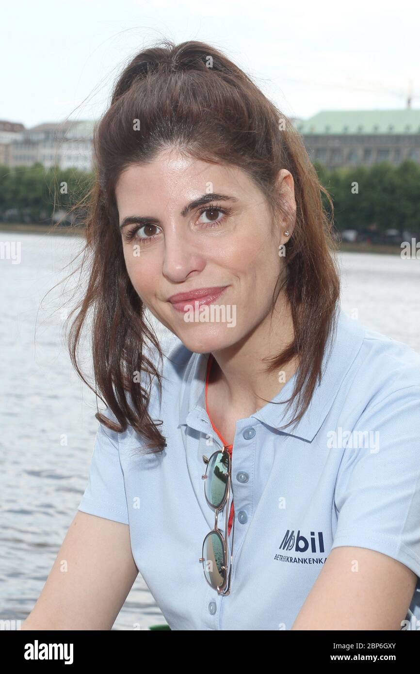 Kate Louisa,Drachenbootrennen der Michael Stich Stiftung,Alexa am Alster,Hamburg,14.06.2019 Stockfoto