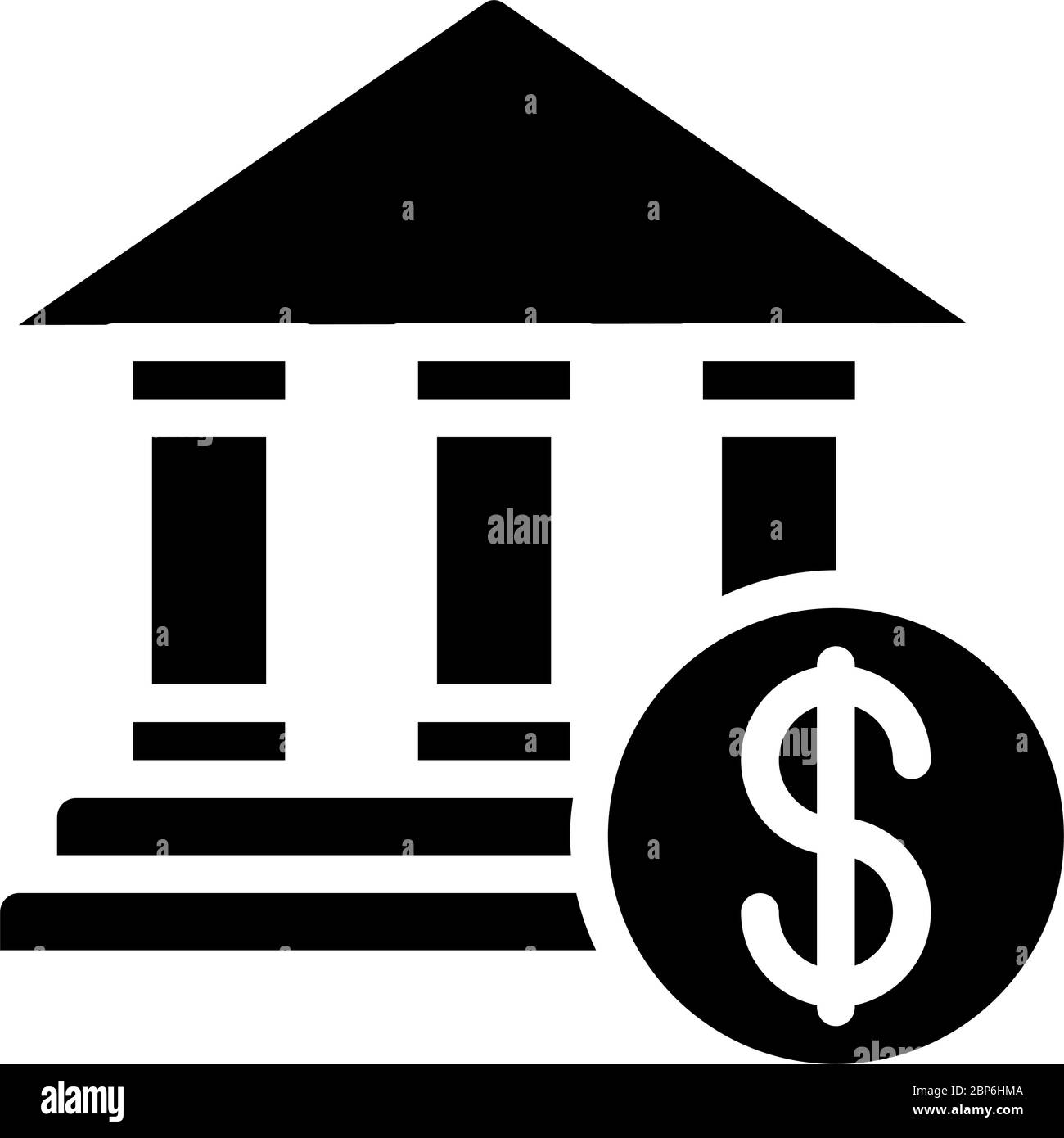 Symbol für Bankkredit Stock Vektor