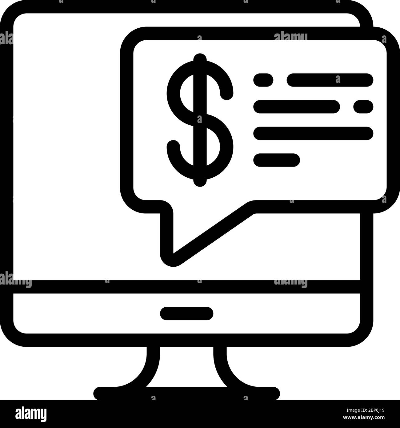 Symbol für Online-Tipps Stock Vektor