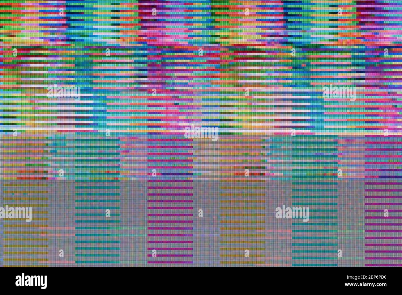 Digitale glitch Stockfoto