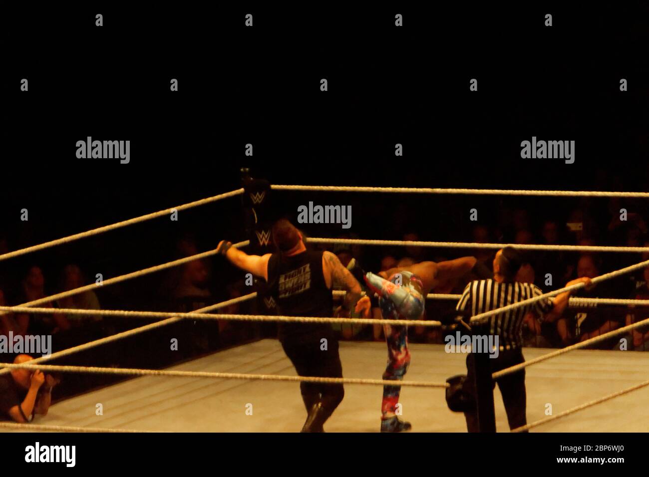 Das WWE Live Event 'SmackDown Live' in Hamburg Stockfoto