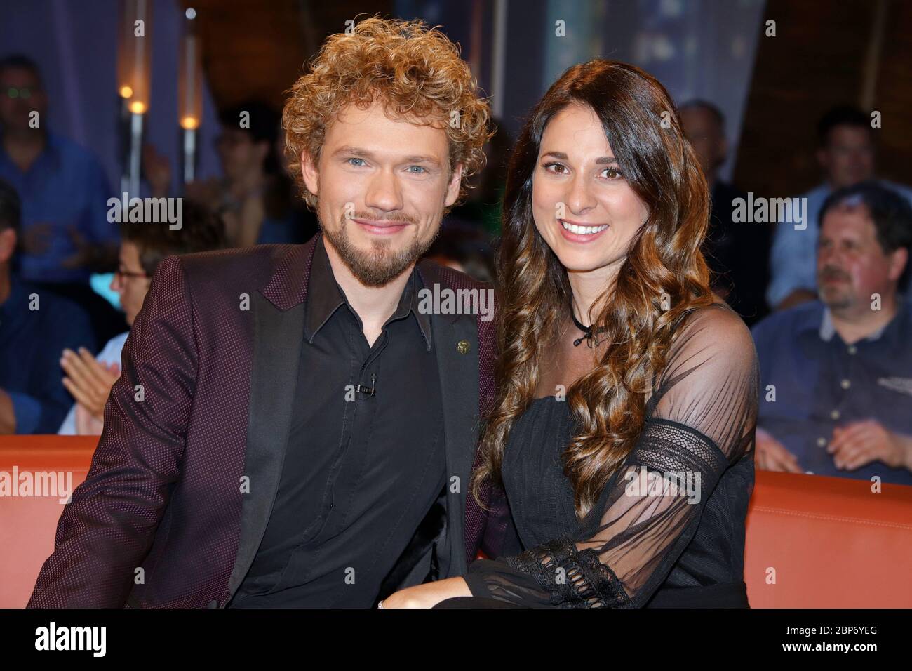 Thommy Ten und AmÃ©Lie van Tass alias 'die Hellseher', NDR Talkshow, Aufnahme von 14.06.2019, Hamburg, SPERRFRIST bis 19.07.2019 Stockfoto