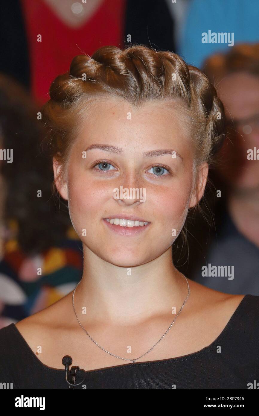 Clara Mayer,Markus Lanz Talkshow im Studio Stahltwiete,Hamburg,13.08.2019 Stockfoto