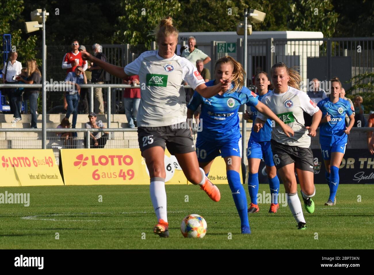 FoFootball, 1. Frauen-Liga, 1. FFC Frankfurt vs. 1. FFC Turbine Potsdam, 16.08.2019 Stockfoto