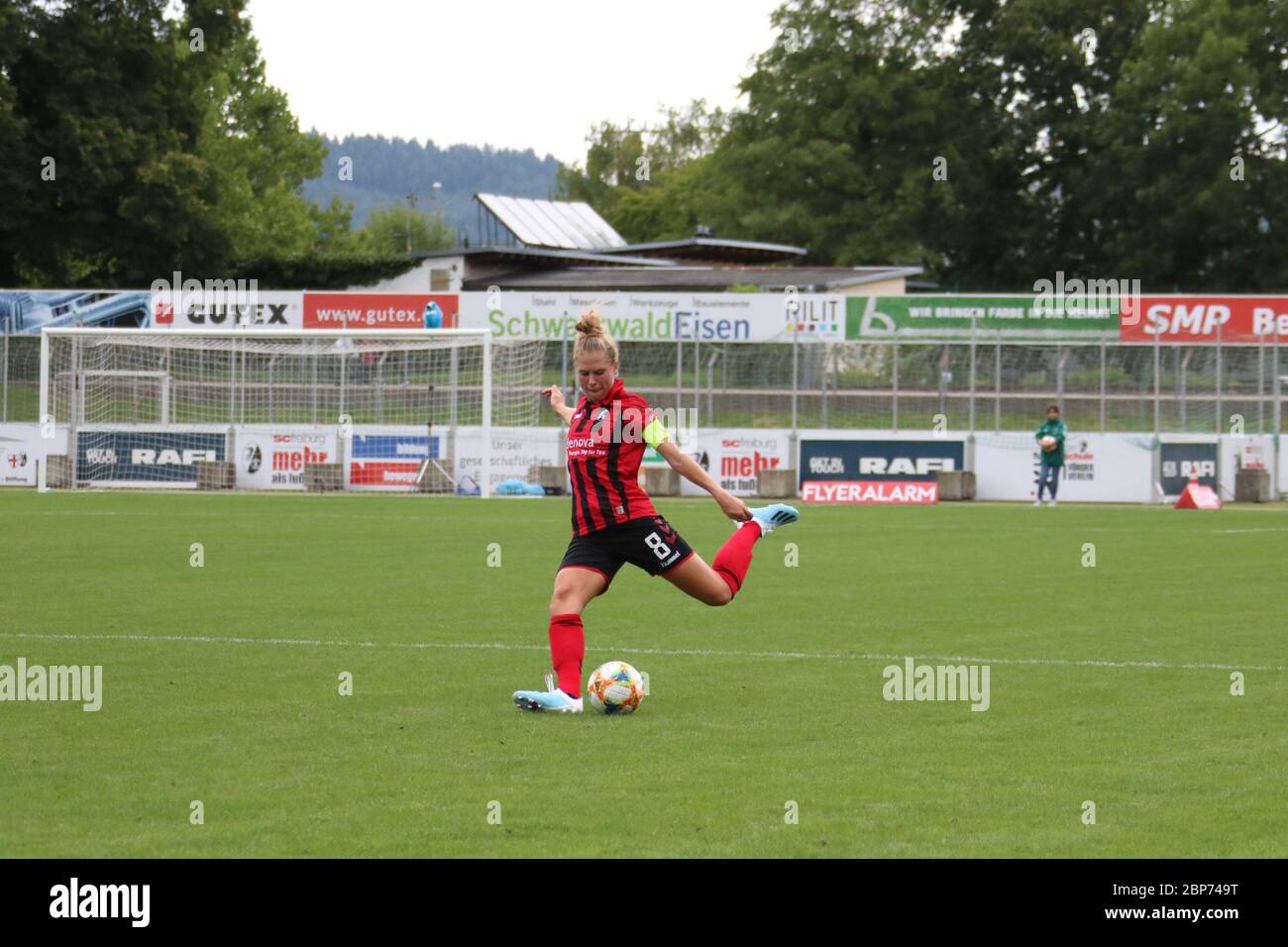 1. Frauen BL: 19-20: 1. Sptg. SC Freiburg gegen FC Bayern München Stockfoto