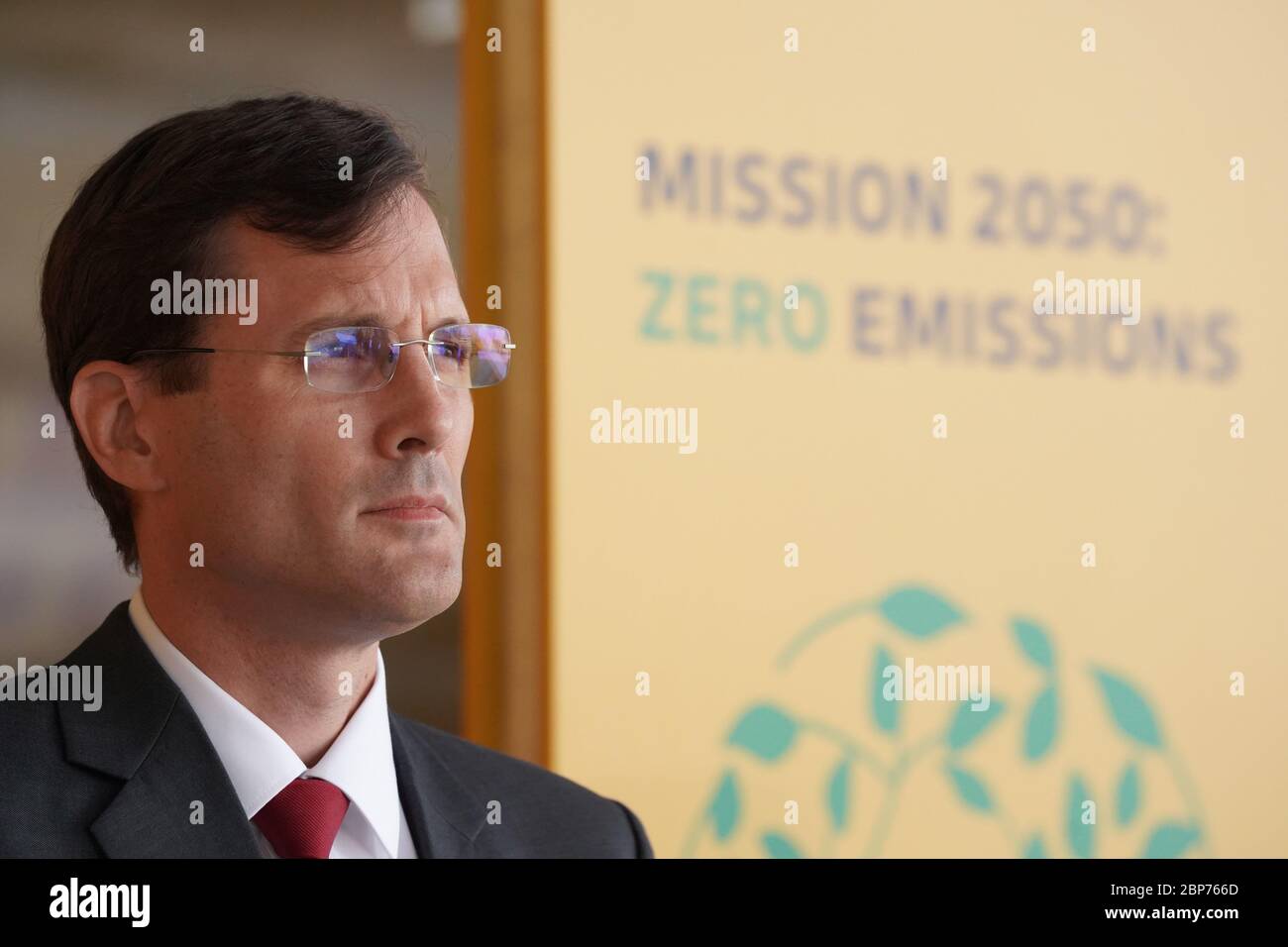 Fototermin '10.000ster StreetScooter bei Deutsche Post DHL Group' in Köln Stockfoto