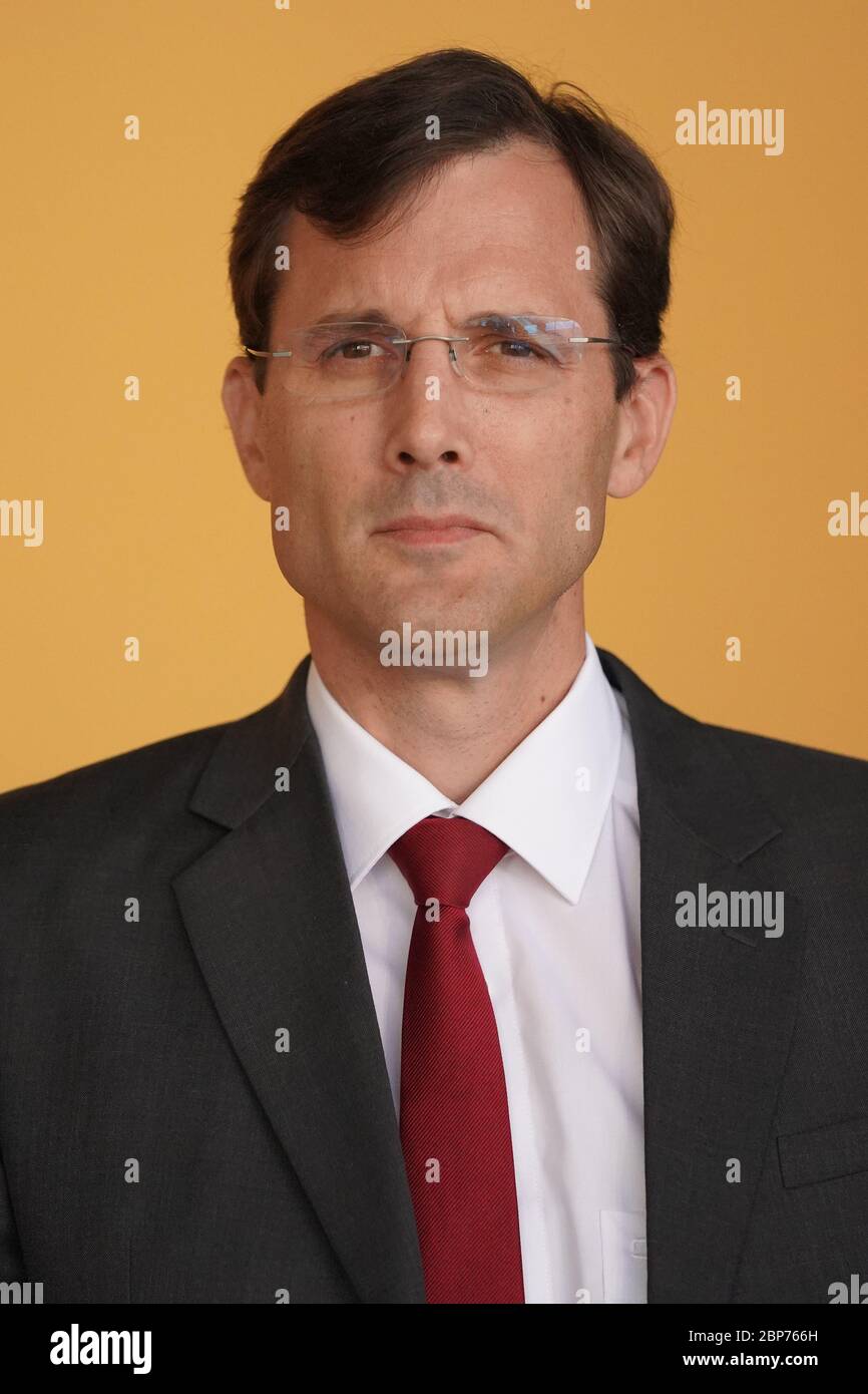 Fototermin '10.000ster StreetScooter bei Deutsche Post DHL Group' in Köln Stockfoto