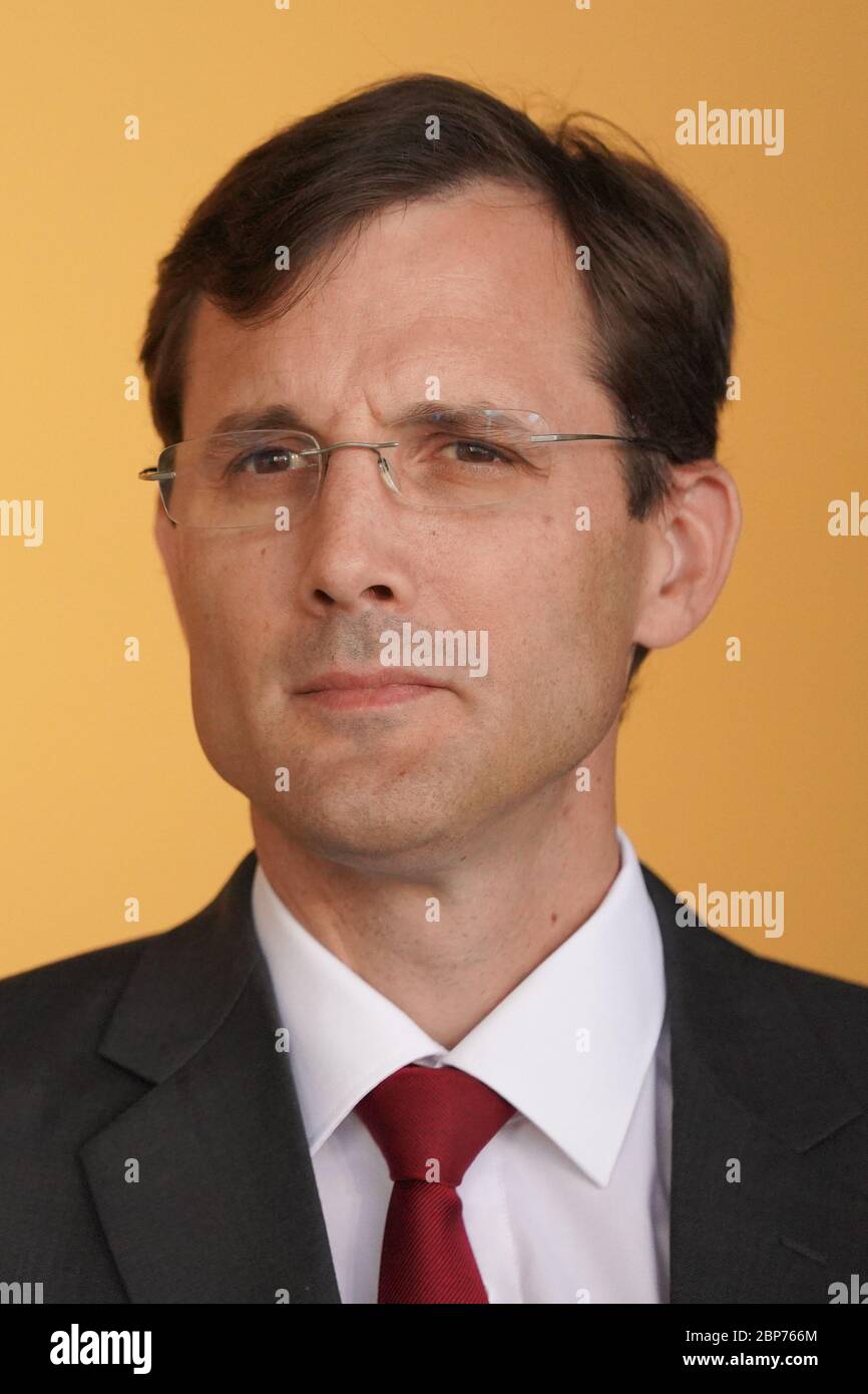 Fototermin '10.000ster StreetScooter bei Deutsche Post DHL Group' in Köln Stockfoto