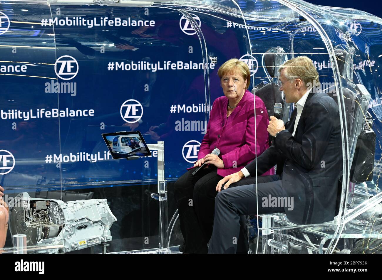 Ausstellung der Internationalen Automobil-Ausstellung IAA 2019 auf dem Messegelände Frankfurt am Main am 12.09.2019 Stockfoto