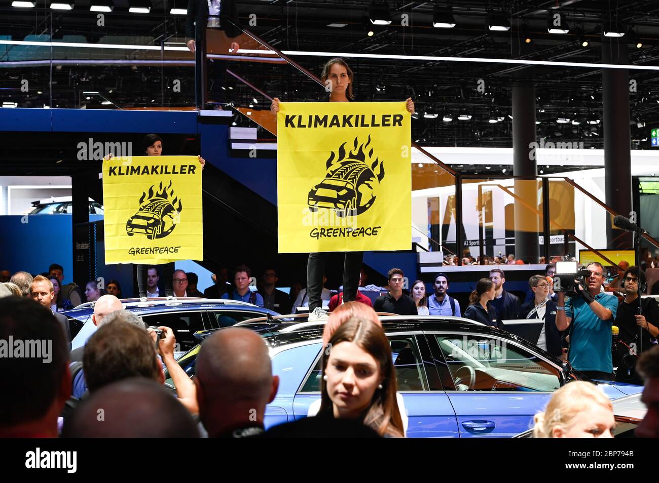 Ausstellung der Internationalen Automobil-Ausstellung IAA 2019 auf dem Messegelände Frankfurt am Main am 12.09.2019 Stockfoto
