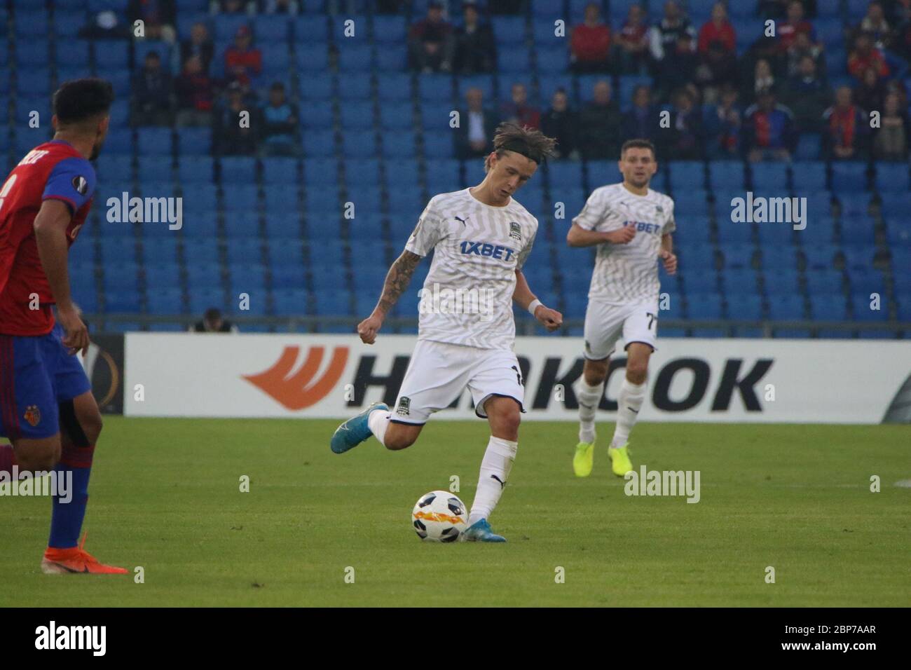 Fußball-EL: 1. Sptg.: FC Basel gegen FK Krasnodar Stockfoto
