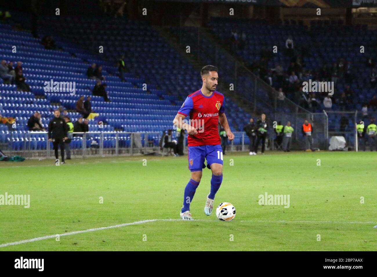 Fußball-EL: 1. Sptg.: FC Basel gegen FK Krasnodar Stockfoto