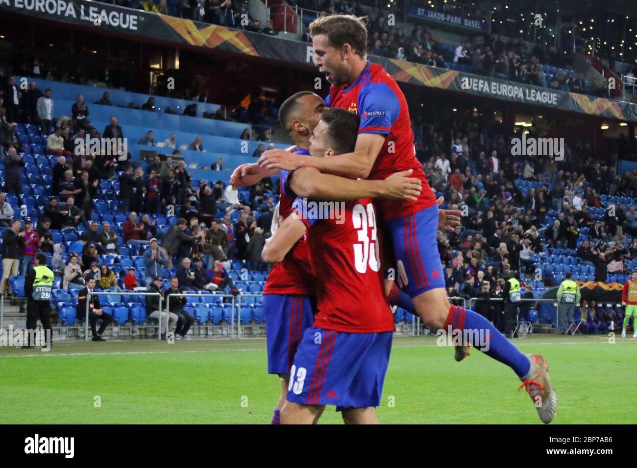 Fußball-EL: 1. Sptg.: FC Basel gegen FK Krasnodar Stockfoto