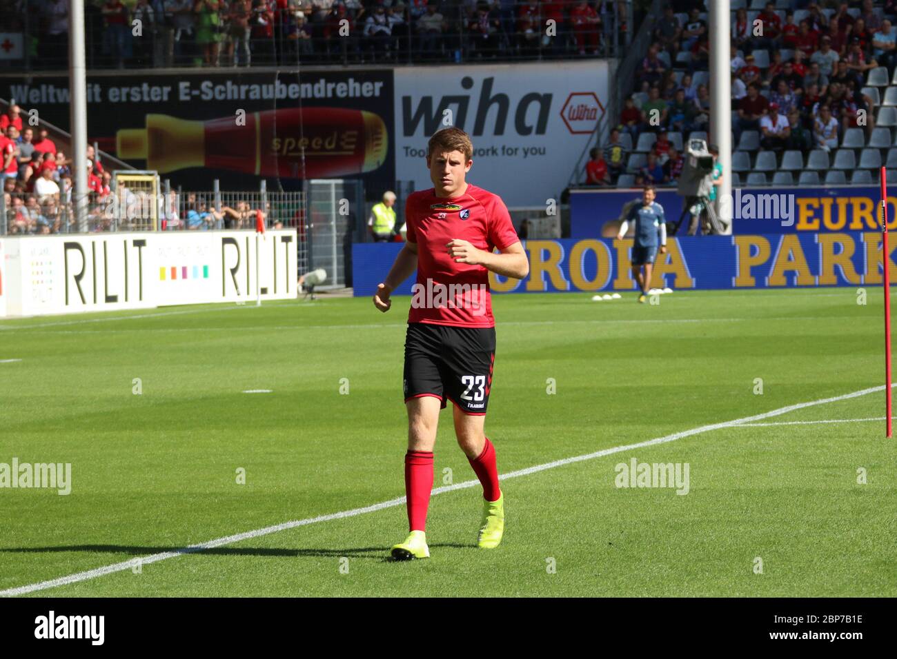 1. BL: 19-20: 5. Sptg. SC Freiburg - FC Augsburg Stockfoto