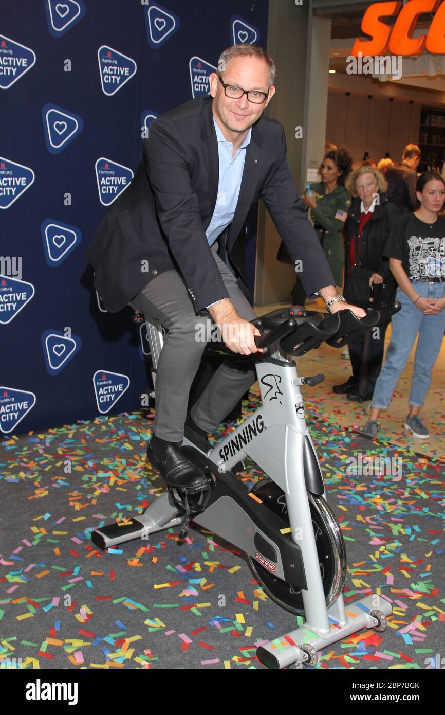 Jörg Harengerd, Active City Challenge, Europapassage Hamburg, 28.09.2019 Stockfoto