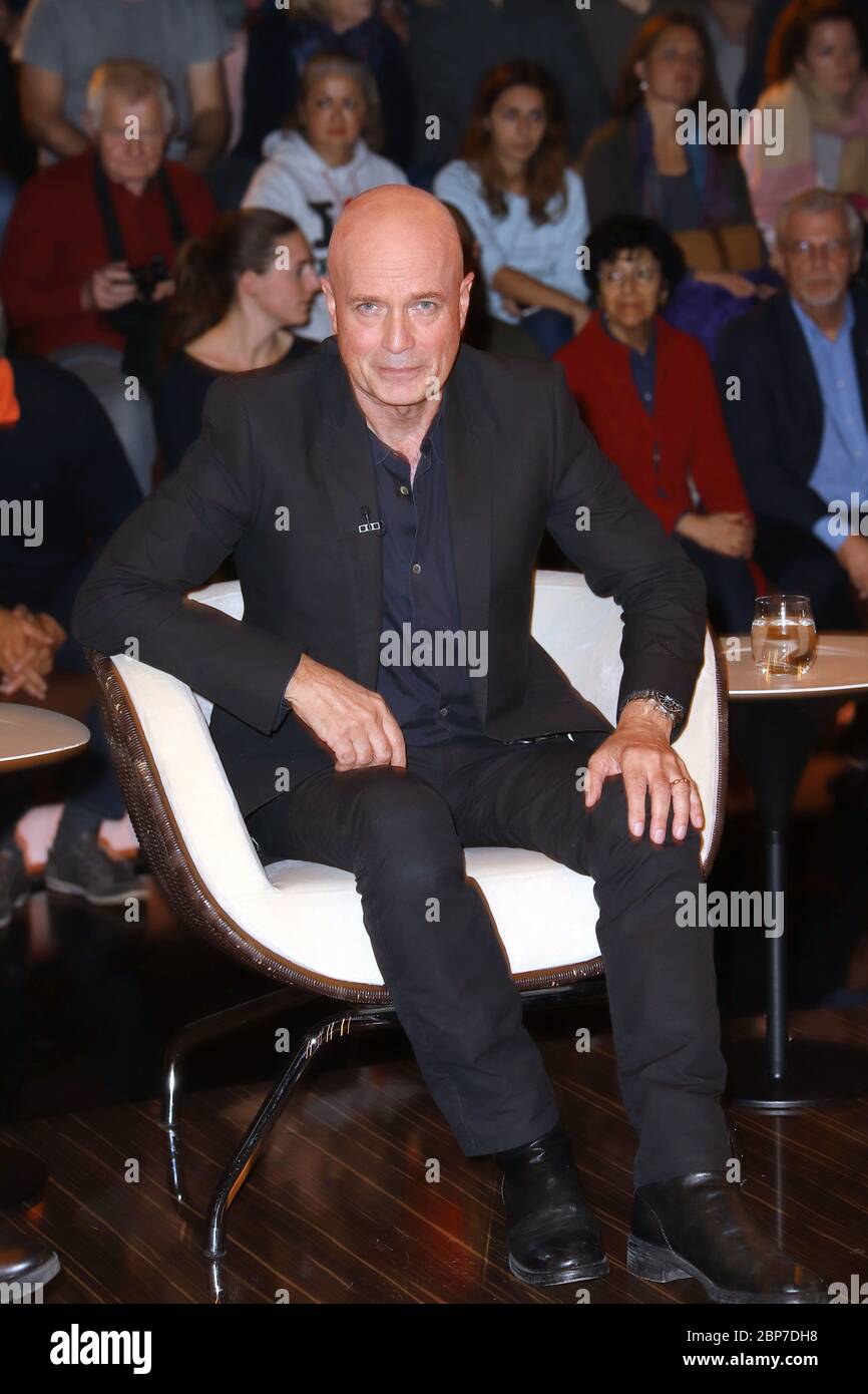 Christian Berkel,Markus Lanz Sondersendung über den Anschlag in Halle,Hamburg,10.10.2019 Stockfoto