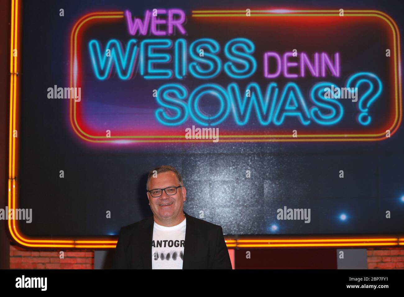 Elton, Studiotermin für die 500. Episode von Wer weiss so what XXL im Studio Hamburg, Hamburg, 30.10.2019 Stockfoto