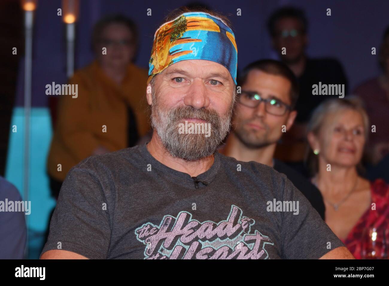 Wim Hof,NDR Talkshow im Rahmen des Vortrags am Dienstag der ARD,Hamburg,05.11.2019 Stockfoto