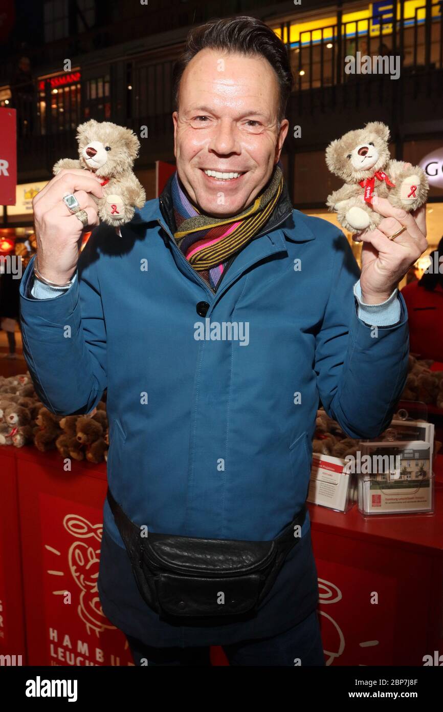 Ulf Ansorge,Beacon Teddy Action 2019,Pressevorstellung,Wandelhalle Hamburg, Haussbahnhof,21.11.2019 Stockfoto