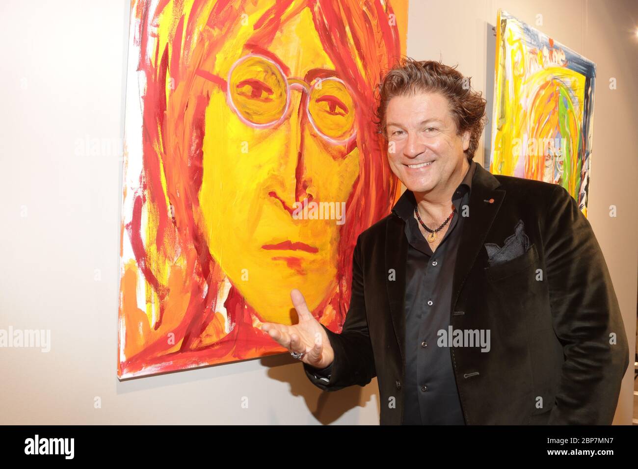 Francis Fulton-Smith,uniques auf Papier und Leinwand,Galerie Walentowski Hamburg,06.12.2019 Stockfoto