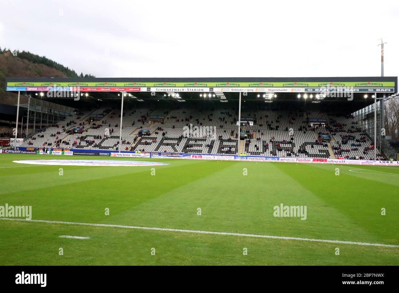 1. BL: 19-20: 14. SP tg. SC Freiburg - VfL Wolfsburg Stockfoto