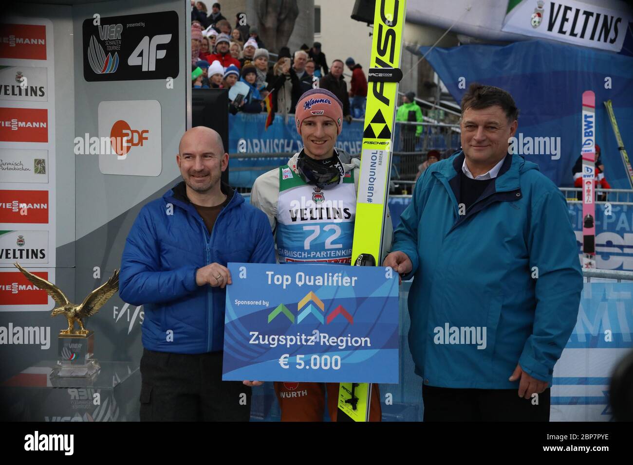 GER, Qualifikation Neujahrs-Skisprung Garmisch-Partenkirchen 19-20 Stockfoto
