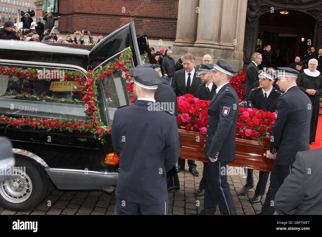 Trauerfeier Jan Fedder, St. Michaelis Kirche Hamburg, 14.01.2020 Stockfoto