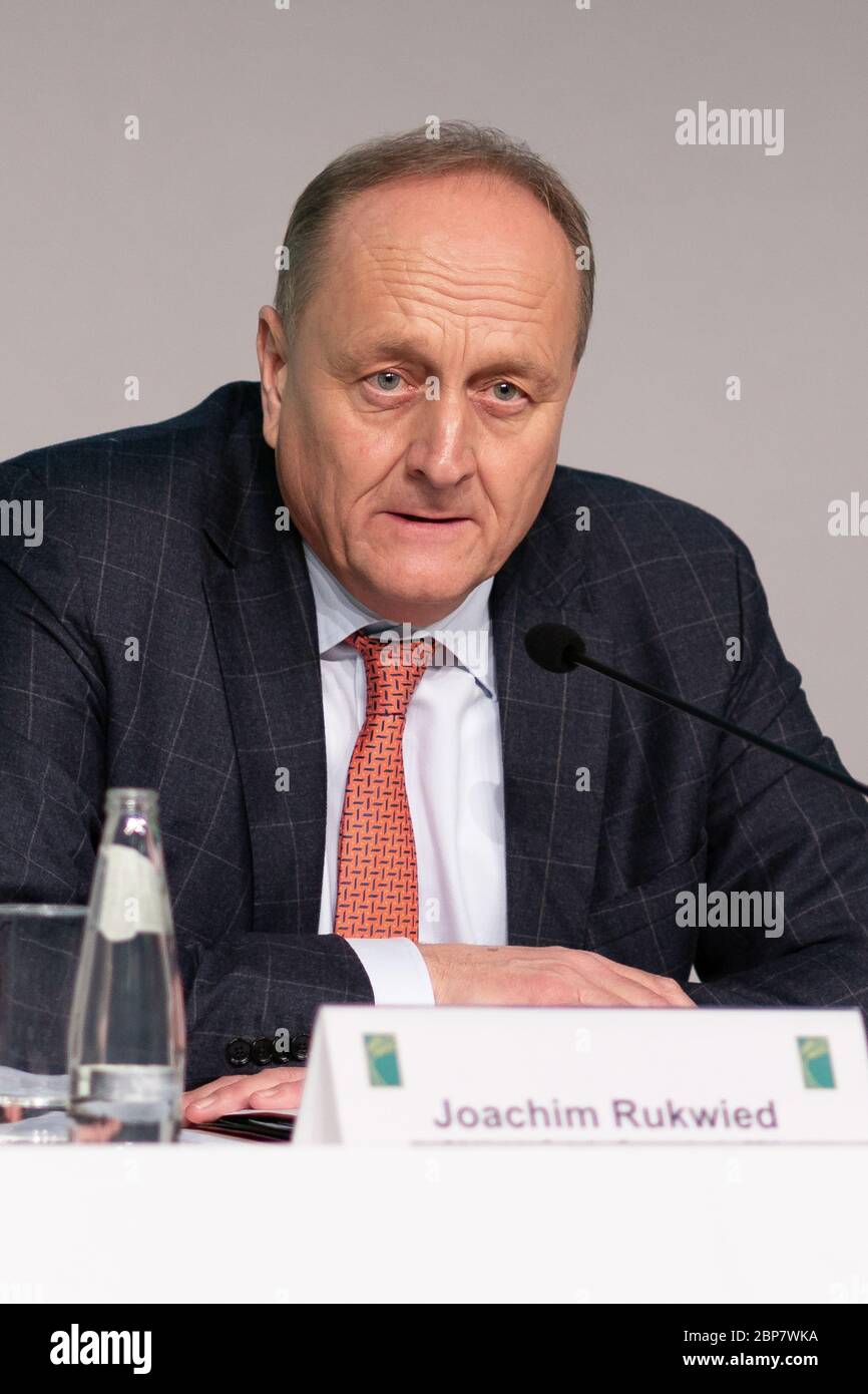 Joachim Rukwied, Präsident des Deutschen Bauernverbandes DBV und Präsident des Europäischen Bauernverbandes COPA-COGECA bei der IGW 2020 Eröffnungspressekonferenz der Internationalen Grünen Woche 2020. Stockfoto