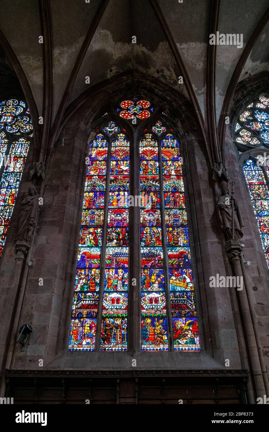 kirche Sainte Foy, Selestat, Frankreich Stockfoto