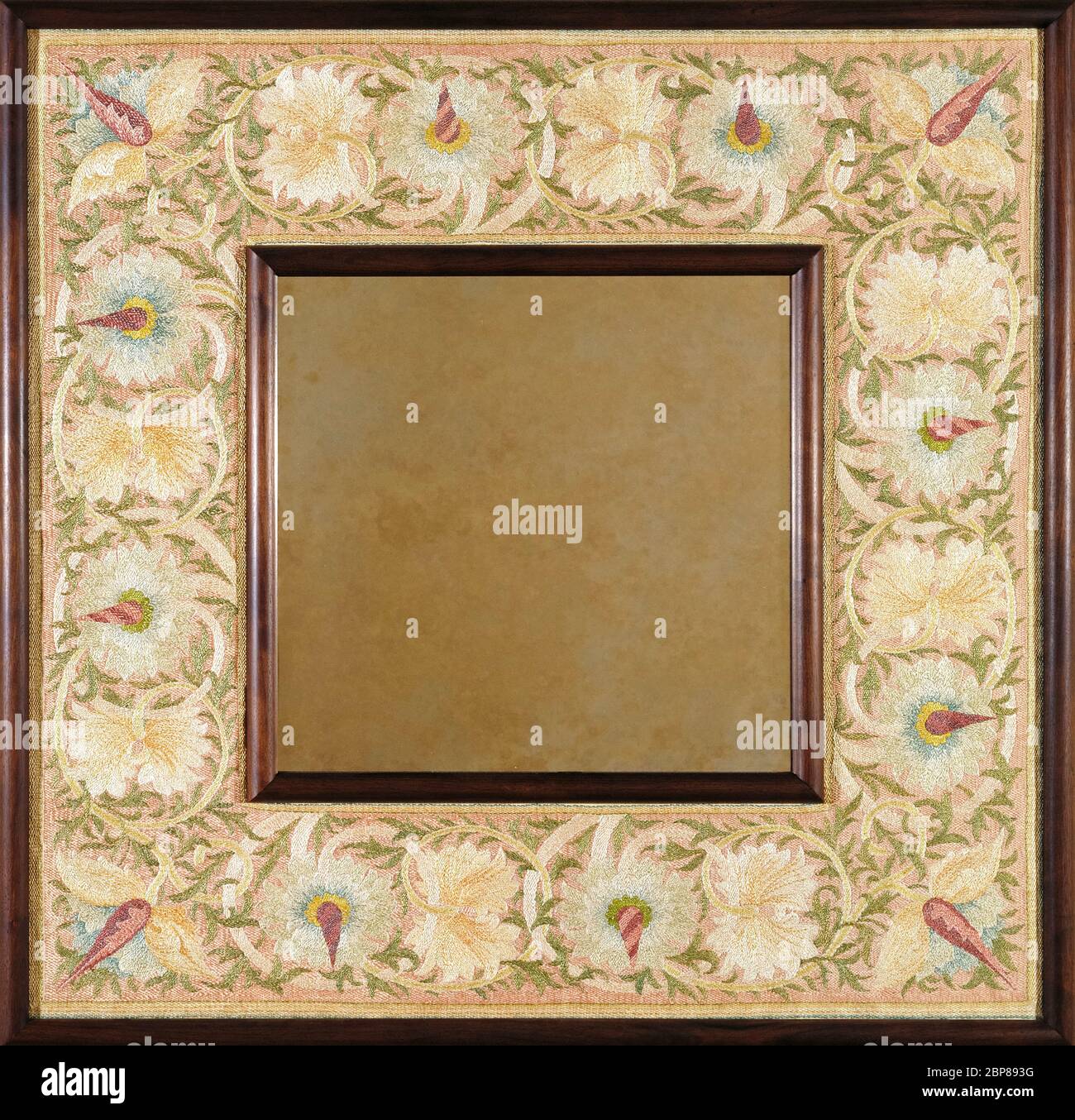 William Morris, May Morris, Spiegelung, Stoff, 1870-1880 Stockfoto