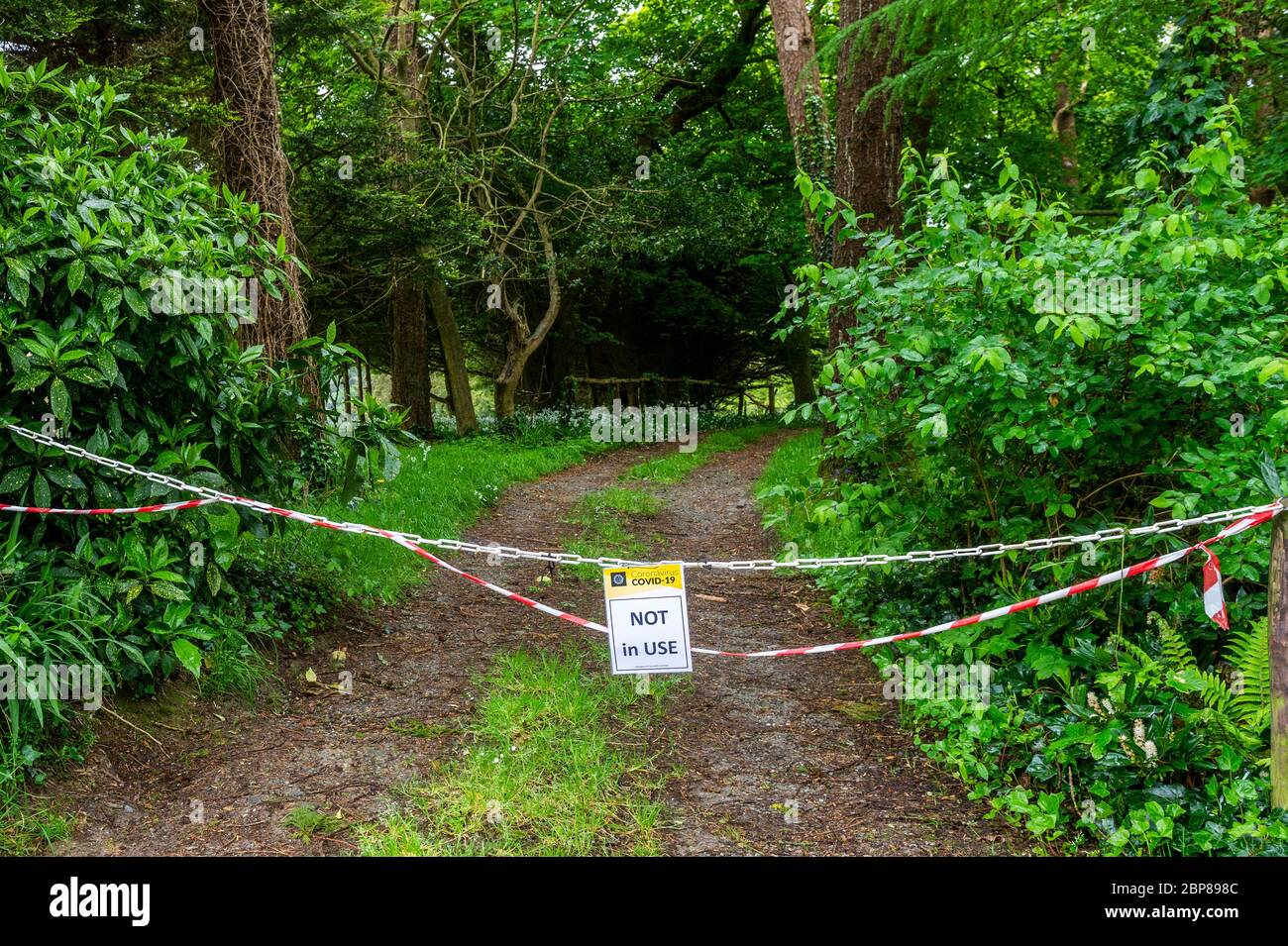 Clonakilty, West Cork, Irland. Mai 2020. Clonakilty Golf Club wurde heute als Teil der Ausfahrt von der Covid-19 Lockdown wieder eröffnet. Teile des Kurses wurden aufgrund der Coronavirus Pandemie geschlossen. Credit: AG News/Alamy Live News Stockfoto