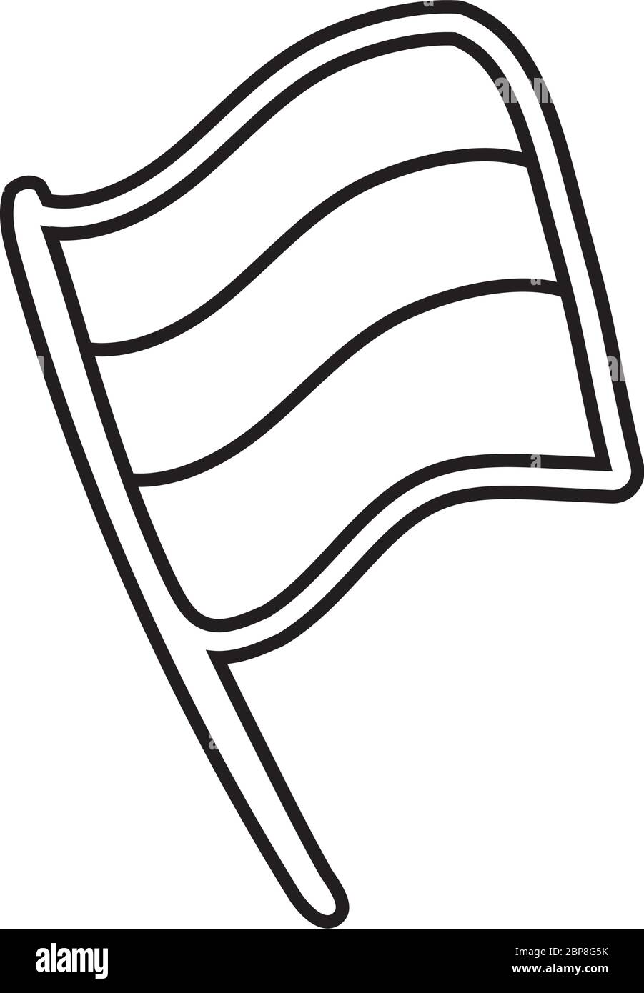 symbol für französische Flagge Stock Vektor
