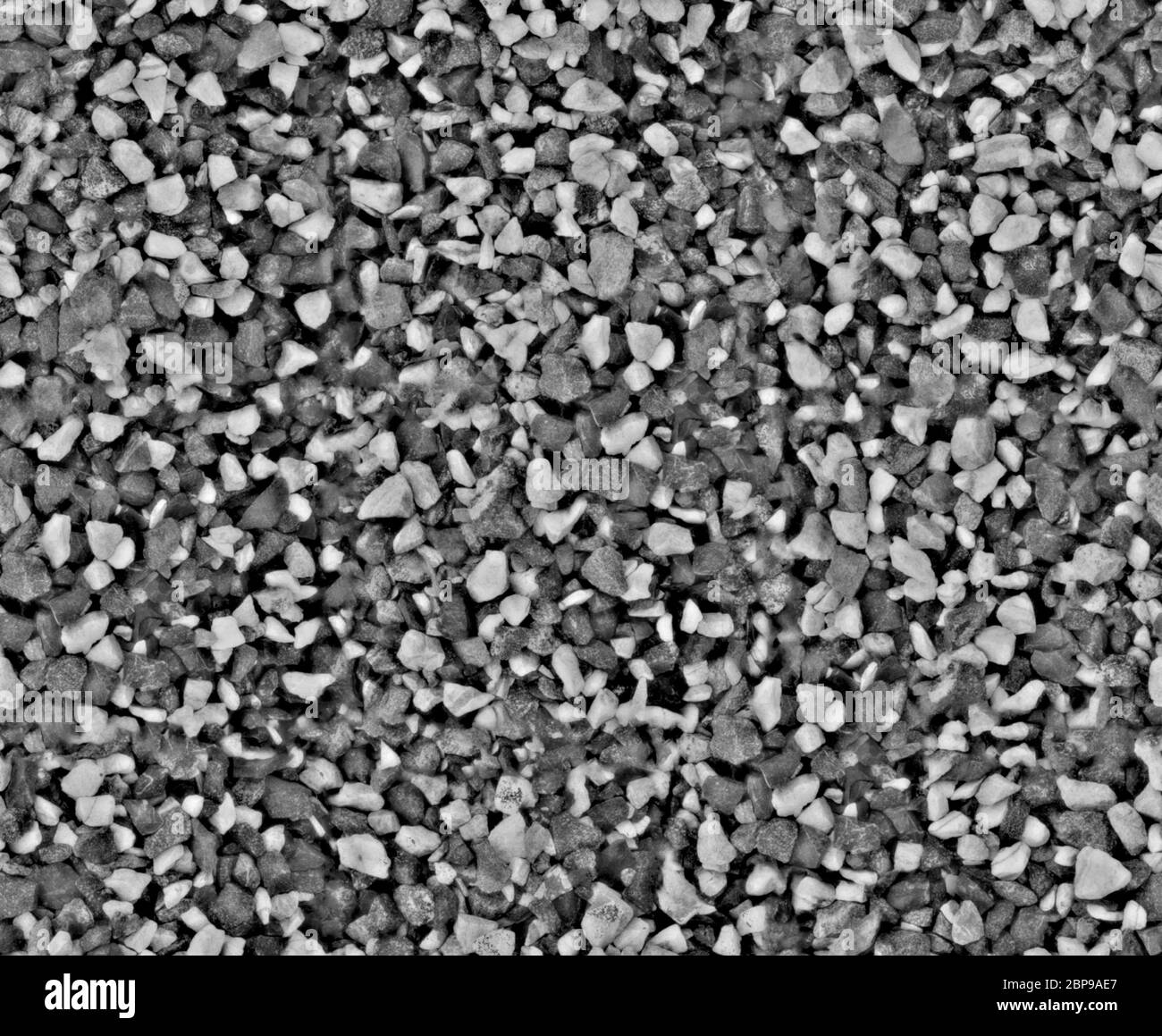 Gravel Stones Verschiebung nahtlose geloopte Textur-Karte für 3d-Modellierung von Landschaft Stockfoto