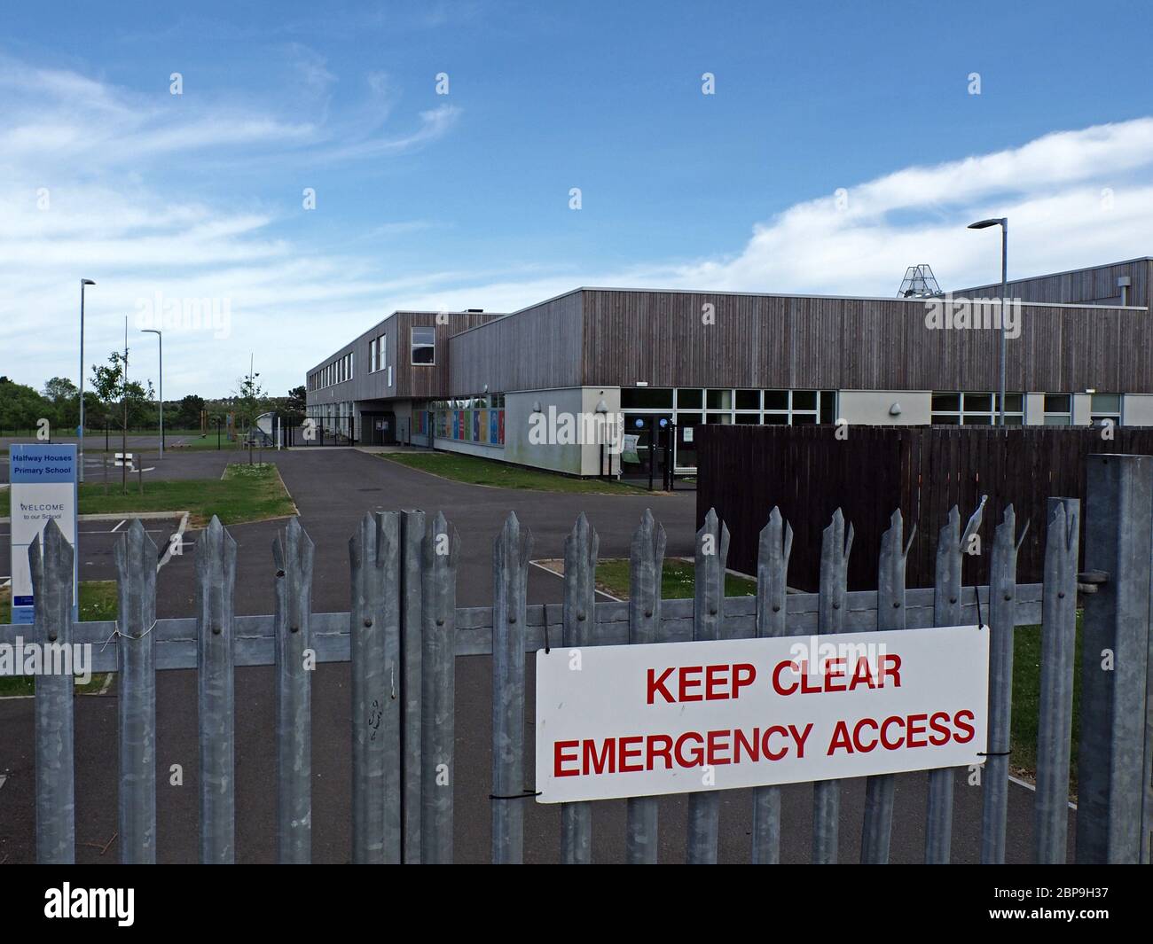 Sheerness, Kent, Großbritannien. Mai 2020. Der Oberlehrer der Halfway Houses Primary School, Sheerness, Ryan Driver, hat in einem Brief an den lokalen Abgeordneten Gordon Henderson gesagt, dass er "über die Spaltung" von Hendersons umstrittenem Social-Media-Beitrag zur Wiedereröffnung von Grundschulen "verblüfft" sei. Quelle: James Bell/Alamy Live News Stockfoto