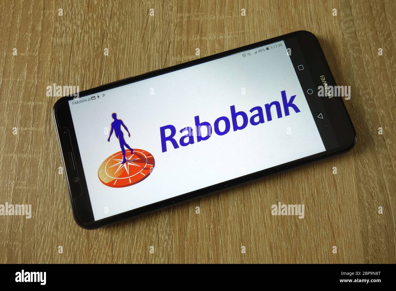 Rabobank Logo auf dem Smartphone angezeigt Stockfoto